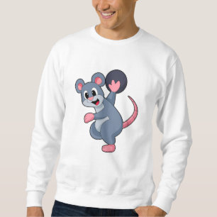 Sweatshirt Rat à Bowling avec Bowling boule