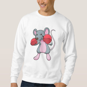 Sweatshirt Rat à la boxe avec gants de boxe