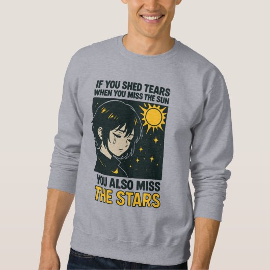 Sweatshirt Rater les étoiles (Devant)