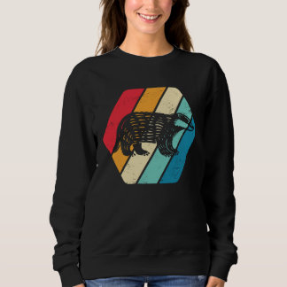 Sweatshirt Raton Laveur Animal Faune Rétro