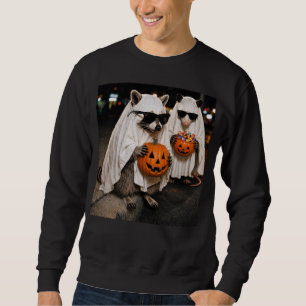 Sweatshirt Raton laveur fantôme Opossum Spooky Trick or Treat