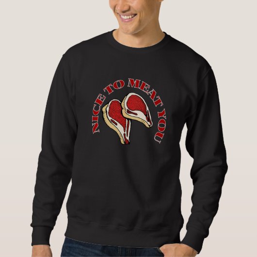 Sweatshirt Ravi de faire votre connaissance, dit Sam le bouch (Devant)