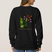 Sweatshirt Ravissement des papillons élégants (Dos)