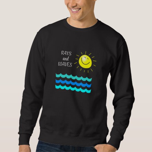 Sweatshirt Rayons et vagues (Devant)
