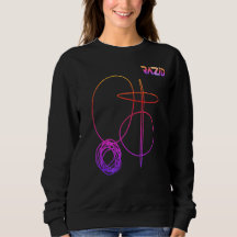 Sweatshirt RAZID à motif abstrait