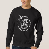 Sweatshirt Rc Plane Pilote Télécommandé Radio Poste (Devant)