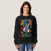 Sweatshirt Ready To Explore 1st Grade Back To School Astronom (Devant entier)