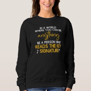 Sweatshirt Réalisateur de chorale Soprano Alto Tenor Bass Sin
