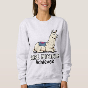 Sweatshirt Réalisateur du Minimum Syndical Lama Drôle Humour