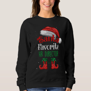 Sweatshirt Réalisateur Père Noël Favori Claus Christmas Funny