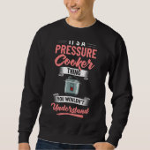 Sweatshirt Recettes de cuisson sous pression Cuisine de pot C (Devant)