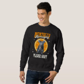 Sweatshirt Recharge mental de koala introverti Mood Design (Devant entier)