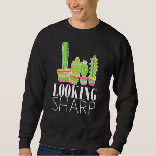 Sweatshirt Recherche Cactus Sharp pour hommes femmes mignonne