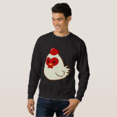 Sweatshirt Récolte Lune poulet (Devant entier)