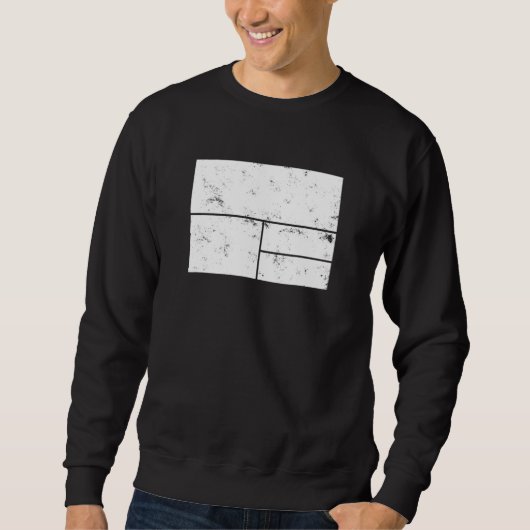 Sweatshirt Rectangles Géométriques Formes Carrées Géométrie D (Devant)