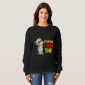 Sweatshirt Reculez Chèvre Animal (Devant entier)
