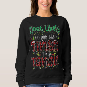 Sweatshirt Red A Plaid Xmas Les Plus Susceptibles D'Avoir Leu