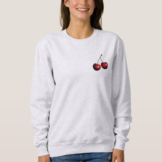 Sweatshirt Red Cherries (Devant)