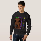 Sweatshirt Red Dachshund (Devant entier)