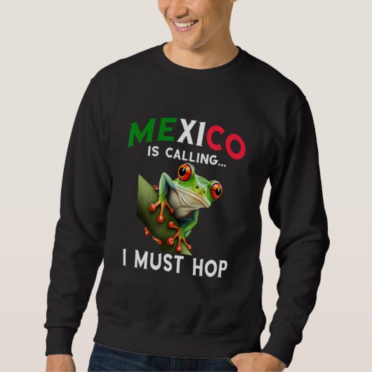 Sweatshirt Red Eyed Tree Frog Rainforest Amphibian Mexico Is  (Devant)