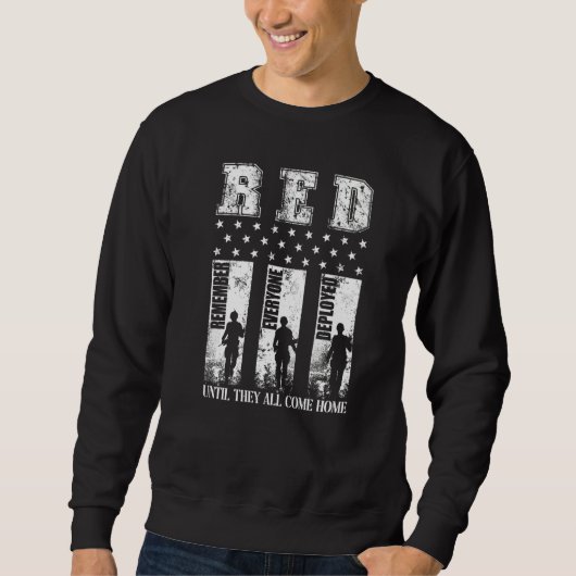 Sweatshirt Red Friday Military Shirt On Friday We Wear Red Ve (Devant)