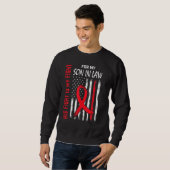 Sweatshirt Red His Fight Son In Law Heart Disease Awareness F (Devant entier)