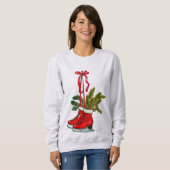 Sweatshirt Red Ice Skates (Devant entier)