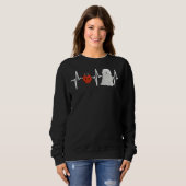 Sweatshirt Red Ladybug Pulik Heartbeat Chien (Devant entier)