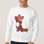 Sweatshirt Red panda at Love with Heart.PNG (Devant)