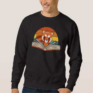 Sweatshirt Red Panda Bear Whisperer Wildlife Animal Bookworm
