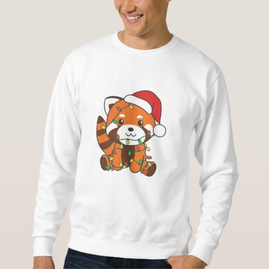 Sweatshirt Red Panda Christmas Winter Animals Red Pandas (Devant)