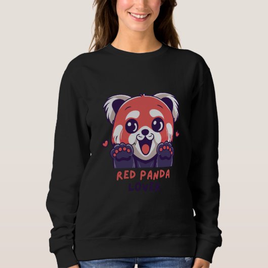 Sweatshirt Red Panda Lover (Devant)