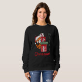 Sweatshirt Red Panda Merry Christmas Winter Red Pandas Christ (Devant entier)