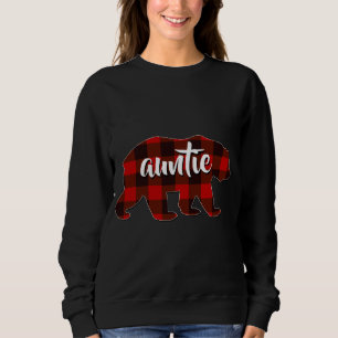Sweatshirt Red Plaid Tante Buffalo Correspondant Famille Pyja