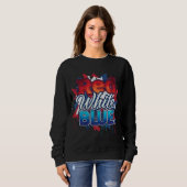 Sweatshirt Red White Blue (Devant entier)
