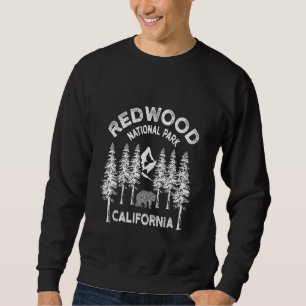 Sweatshirt Redwood National Park Californie Vintage Californi