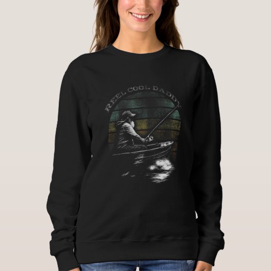 Sweatshirt Reel Cool Dad Fishing Fathers Day (Devant)