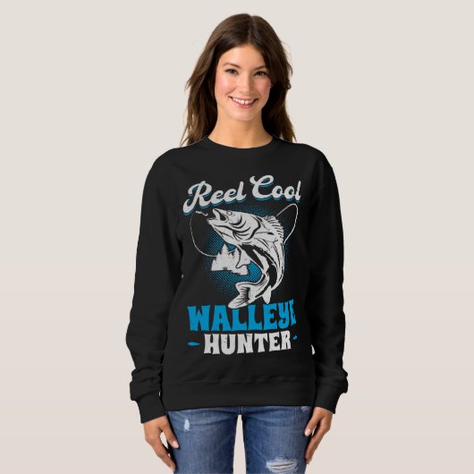 Sweatshirt Reel Cool Walleye Hunter (Devant entier)