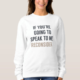 Sweatshirt Réexaminer