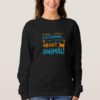 Sweatshirt Réfléchir à sauver les animaux Sauvetage des anima