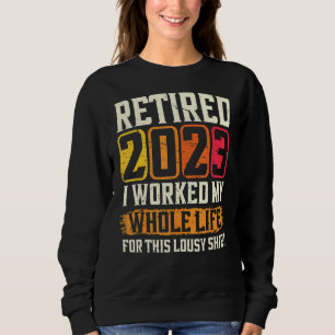 Sweatshirt Régime de retraite 2023 Retraité Grand-mère Retrai