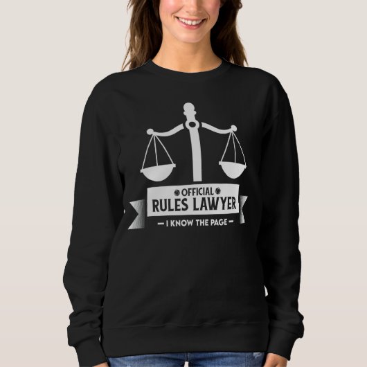 Sweatshirt Règles Avocat Dm (Devant)