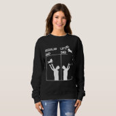 Sweatshirt Regular Dad Lifting Dad Fathers Day Best Daddy Eve (Devant entier)