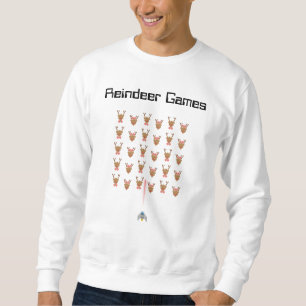Sweatshirt Reindeer Games Vilain Noël Sweer Party Gamer