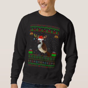 Sweatshirt Reindeer Santa Chapeau Correspondant Oiseau moche