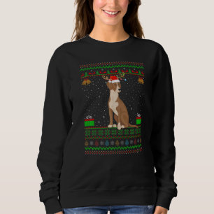 Sweatshirt Reindeer Santa Hat Correspondances de sang laid Ch