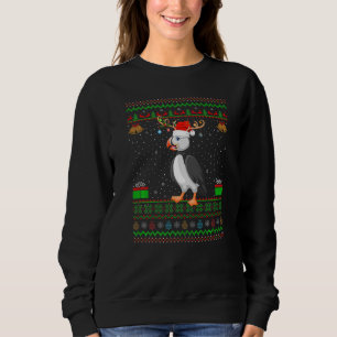 Sweatshirt Reindeer Santa Hat Correspondant Oiseau de Puffin