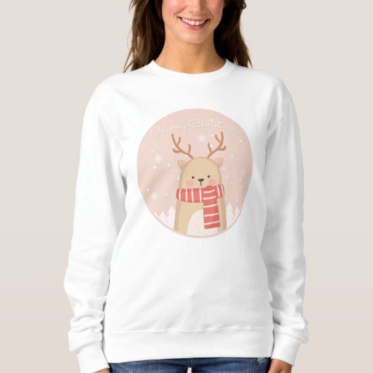 Sweatshirt Reinder de Noël (Devant)
