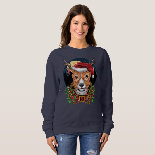 Sweatshirt Reinder de Noël (Devant entier)
