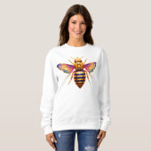 Sweatshirt Reine Abeille Avec Couronne (Devant entier)